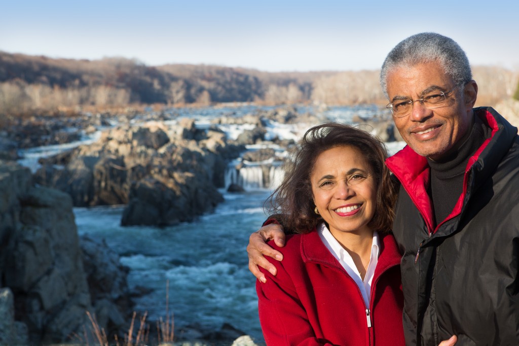 Janice and David Enjoying The Falls