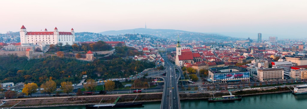 Bratislva View From Bridge